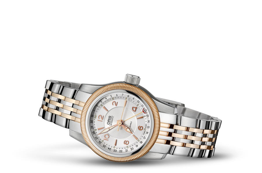 Oris big crown pointer date rose gold best sale